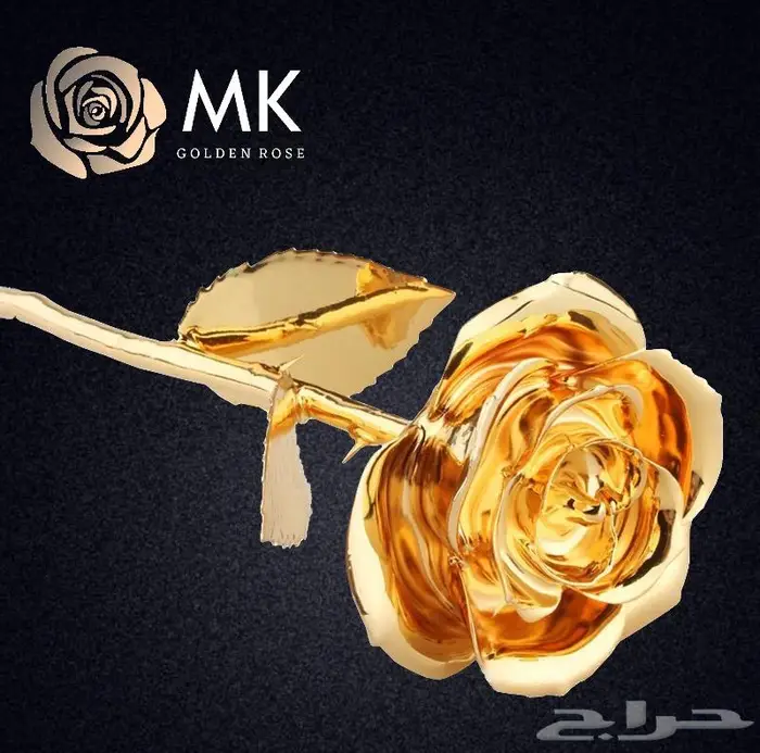 الوردة المطلية بالذهب الحقيقيه الاصلية وزن 170 جم 15