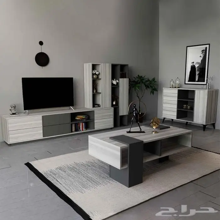 عروض قوية طقم طاولات تلفزيون فخم كبير 1