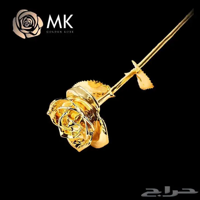 الوردة المطلية بالذهب الحقيقيه الاصلية وزن 170 جم 10