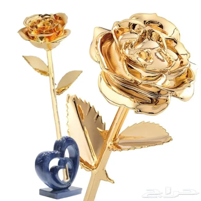 الوردة المطلية بالذهب الحقيقيه الاصلية وزن 170 جم 13