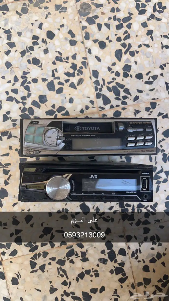 مسجل هايلوكس وكالة 2005 ومسجل jvc 0