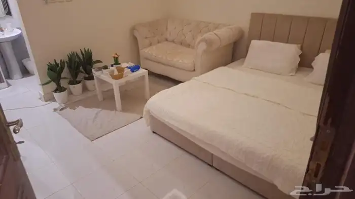 استديو مؤثث بسطح خاص للأيجار 1