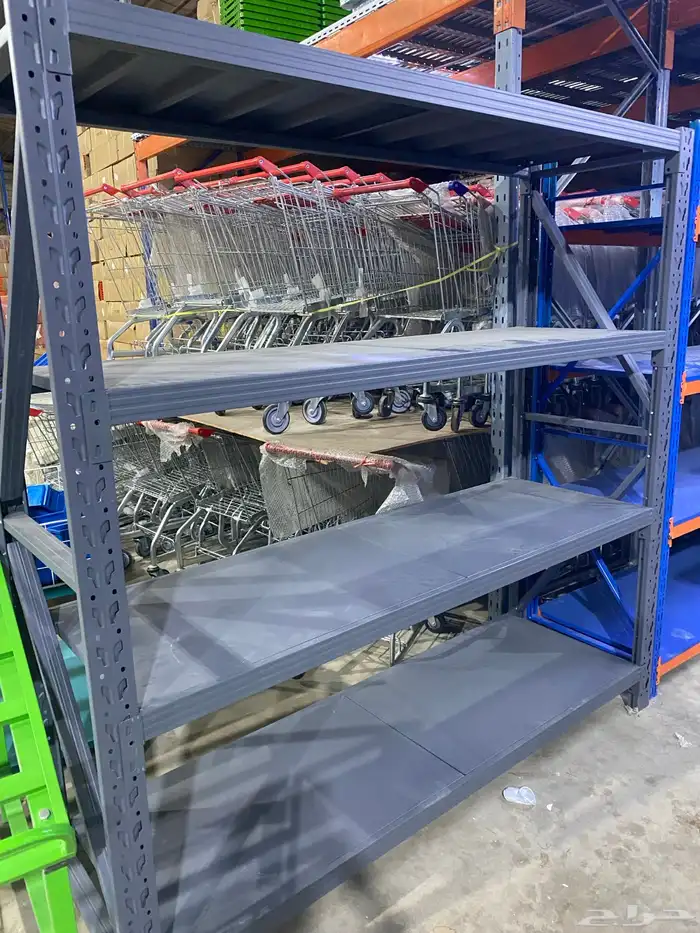 رفوف تخزين مستودعات ومحلات تجارية وتخزين البيوت 3