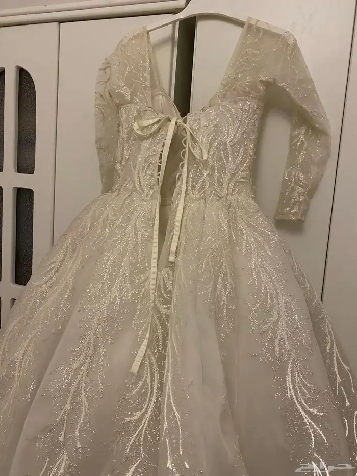 فستان زواج فخم شبه جديد 500 ريال 3