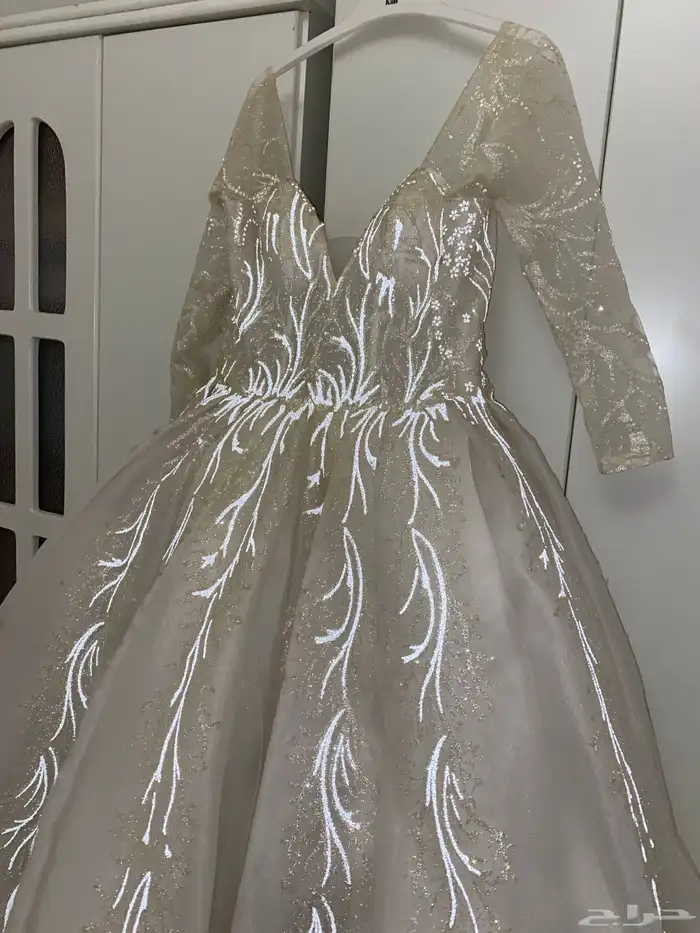 فستان زواج فخم شبه جديد 500 ريال 6