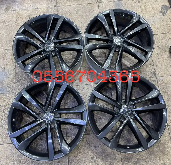 جنوط لكزس NX 350 مقاس 20 اصلي وكالة موديل 2024 12