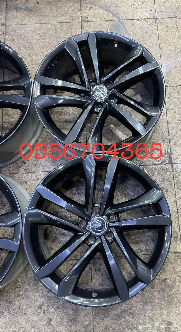 جنوط لكزس NX 350 مقاس 20 اصلي وكالة موديل 2024 11