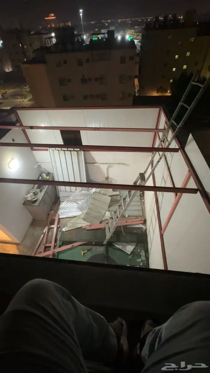 ساندوتش بانل اسمنت بورد مضلات اعمال حديد 15