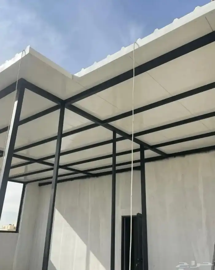 ساندوتش بانل اسمنت بورد مضلات اعمال حديد 2