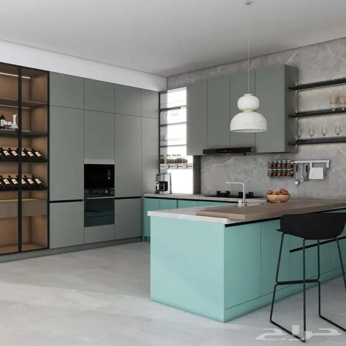 مطابخ خشب ألماني وخزائن ملابس ومطابخ صاج والمنيوم 3