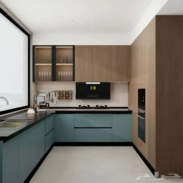 مطابخ خشب ألماني وخزائن ملابس ومطابخ صاج والمنيوم 0