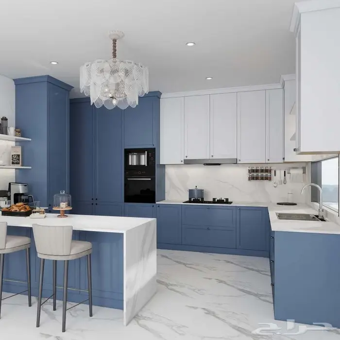 مطابخ خشب ألماني وخزائن ملابس ومطابخ صاج والمنيوم 4