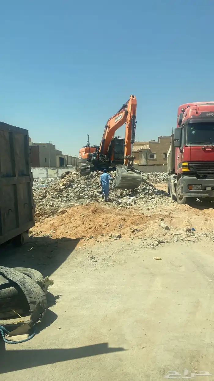 هدم إزالة المباني الخرج 2