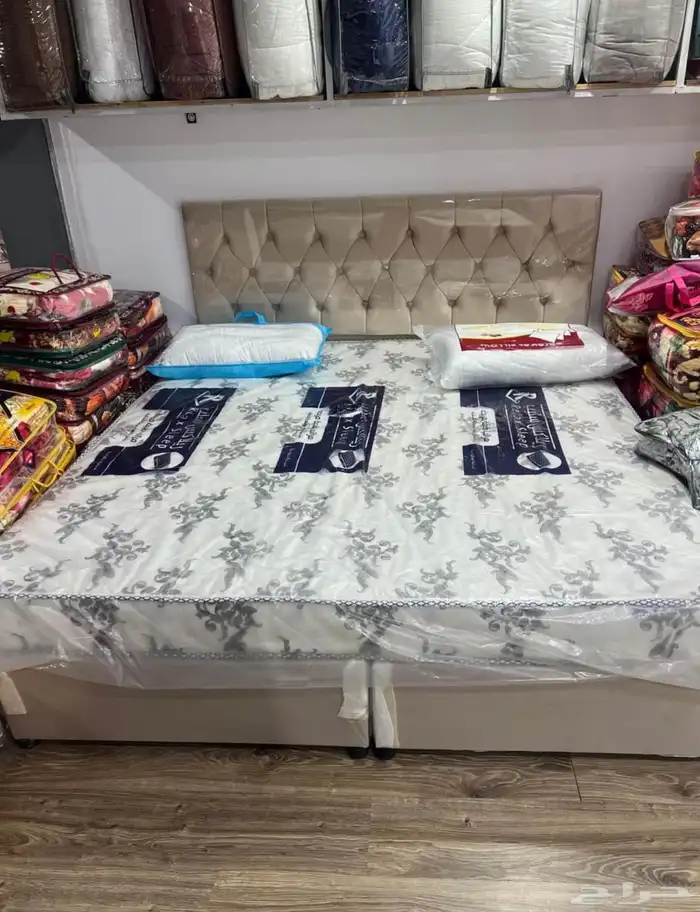 دولاب الملابس جديد سرير خشب 14