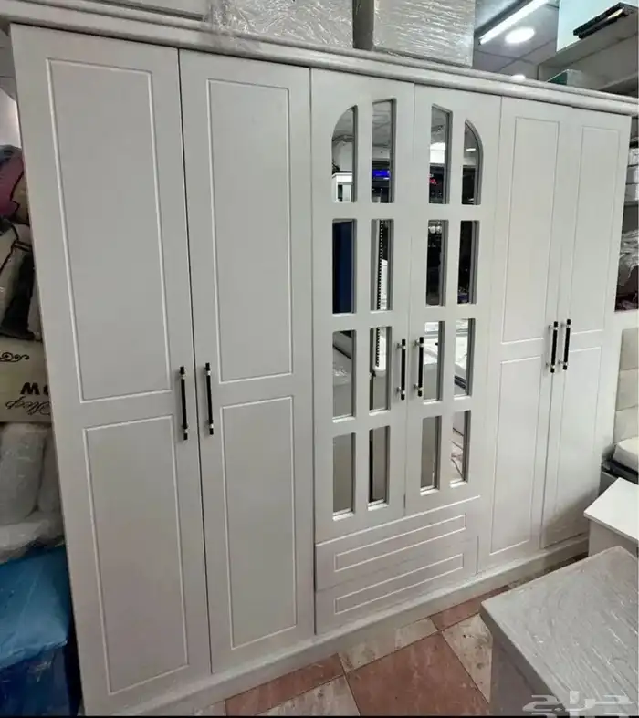 دولاب الملابس جديد سرير خشب 1