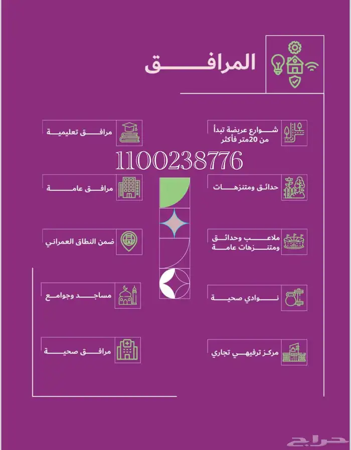 فرص سكنيه في مشروع مدينة الورود بالطائف 3