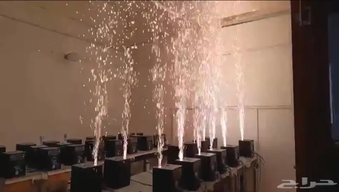 جهاز شرار ( نافورة شرار بارد ) آمن وبارد تشغيل عن بعد 1