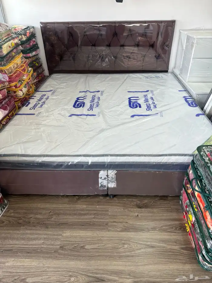 دولاب الملابس جديد سرير خشب 12