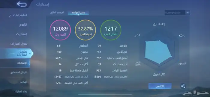 حساب موبايل ليجيند 1