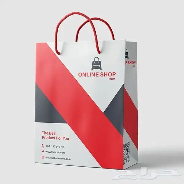 تنفيذ طباعة اكياس ورقية و شنط محلات تجارية 4