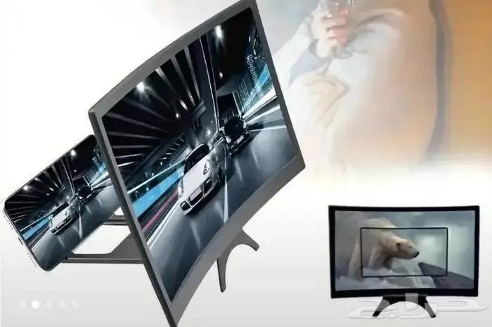 مكبر شاشة الجوال عالي الدقة 14 بوصة 3D (كيرف)مشاهدة ممتعة 6