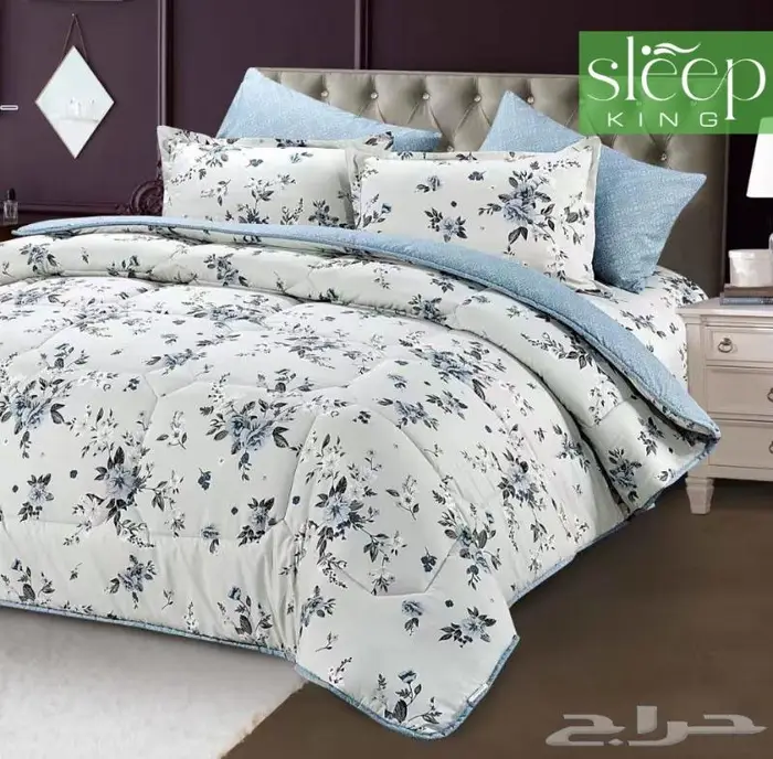 مفرش قطن صيفي ممتاز وجهين متعددة الوان 2