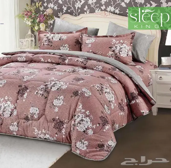 مفرش قطن صيفي ممتاز وجهين متعددة الوان 0