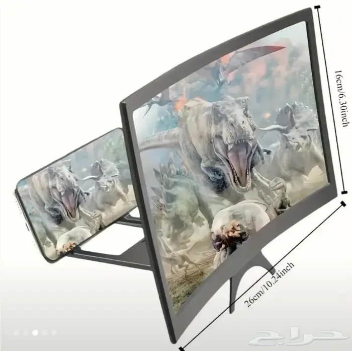 مكبر شاشة الجوال عالي الدقة 14 بوصة 3D (كيرف)مشاهدة ممتعة 0