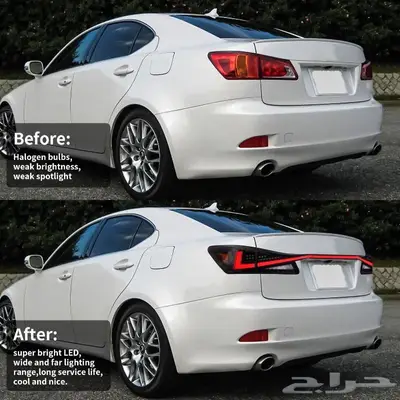 اسطبات خلفى ليد الشكل الجديد لكزس ارنوب LEXUS IS 2010 1