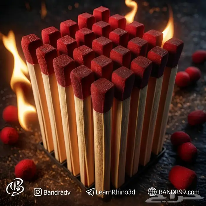 هل تريد تعلم Rhino 3D بسهولة - شاهد بعض أعمالي 50