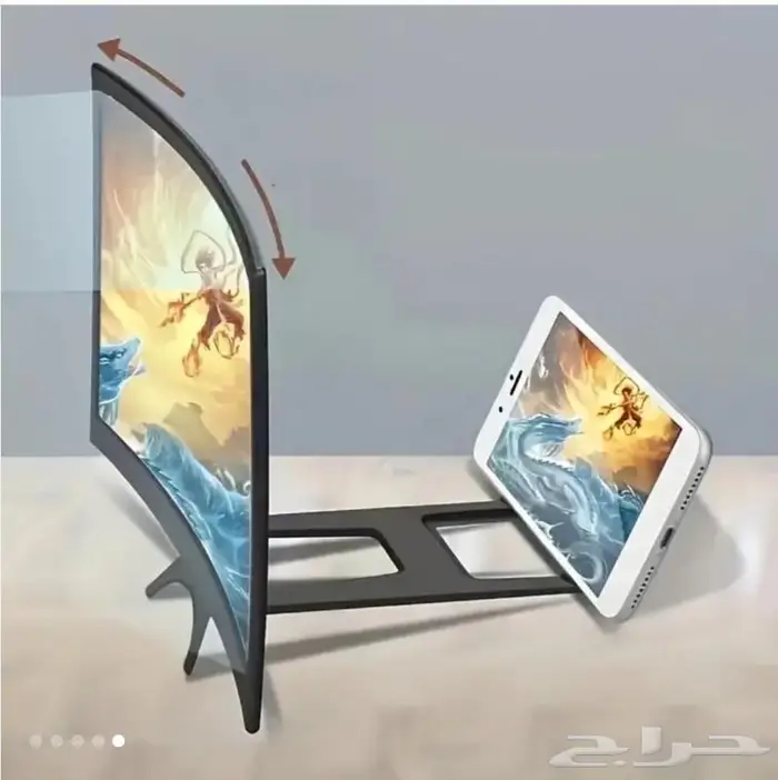 مكبر شاشة الجوال عالي الدقة 14 بوصة 3D (كيرف)مشاهدة ممتعة 5