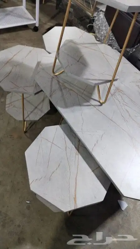 طقم طاولات قهوة 5 قطع 39
