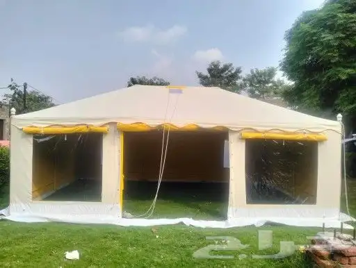 خيام ملكيه هيكل حديد ضد لمويه جميع لمقاسات 8