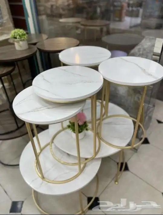 طقم طاولات قهوة 5 قطع 24