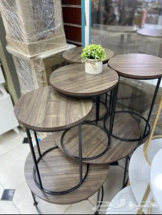 طقم طاولات قهوة 5 قطع 25