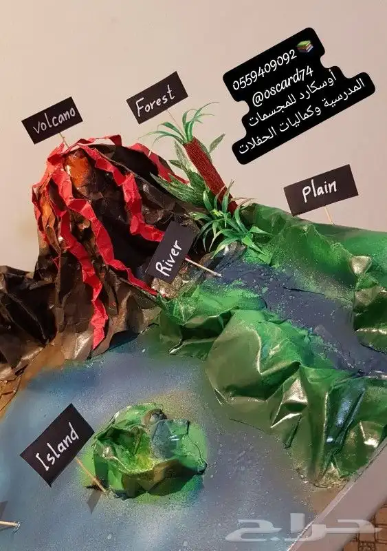 مجسمات مدرسية ومشاريع وأنشطة بجميع الأفكار المطلوبة 2