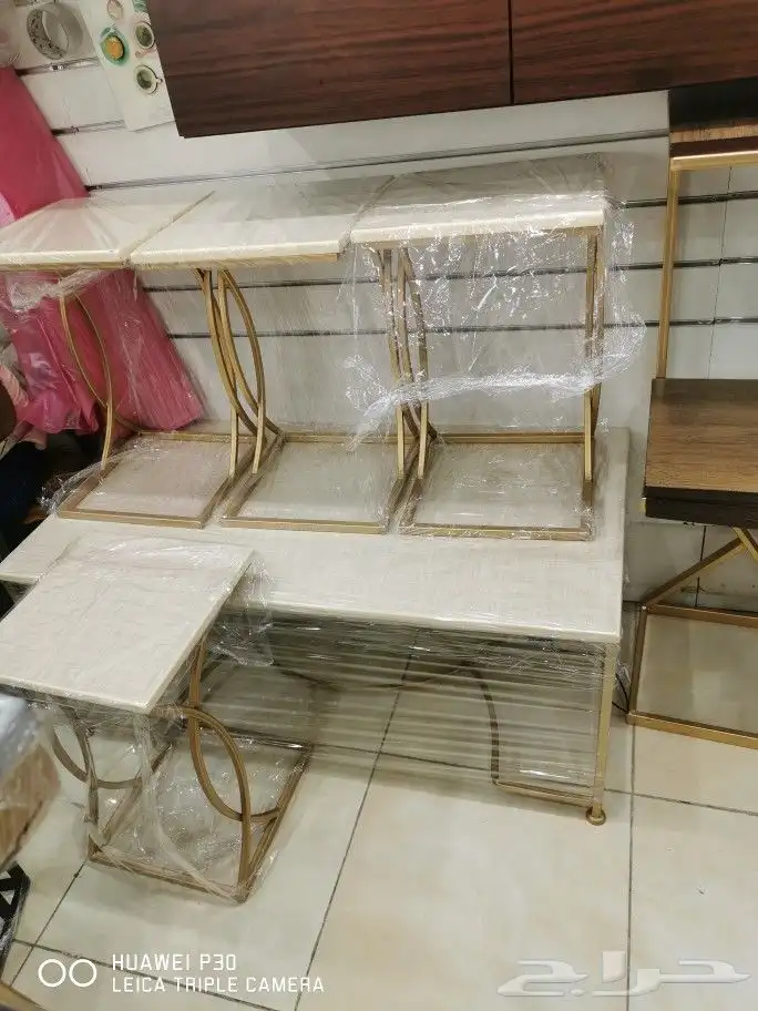 طقم طاولات قهوة 5 قطع 45