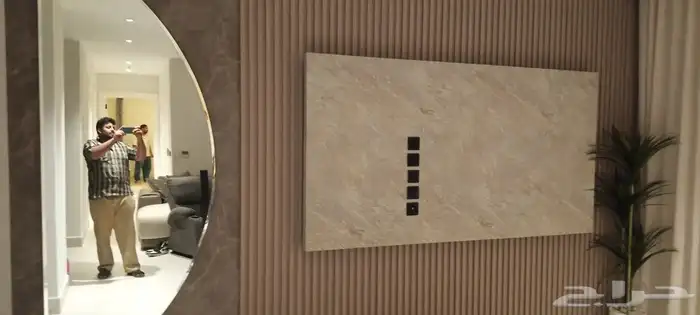 جميع انواع ديكور ورق جدران باركيه نعلات فيبر فوم 0