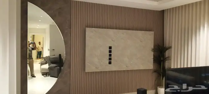 جميع انواع ديكور ورق جدران باركيه نعلات فيبر فوم 2