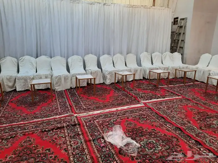 دفايات كراسي كنب فاخر فرش ملكي بيوت شعر جميع الاحجام والمقاس 1