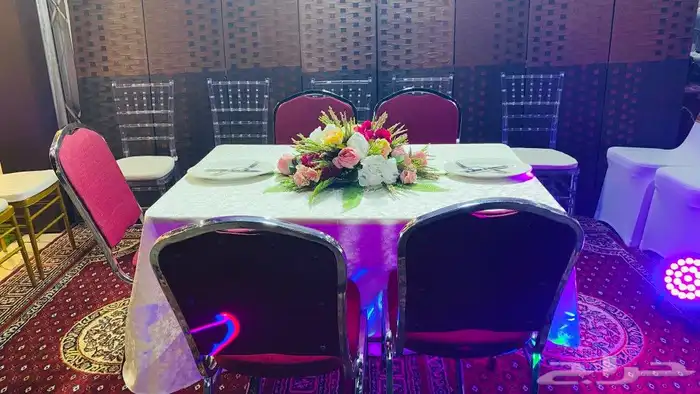 تأجيركراسي طاولات فرشات لموسم حج _ تأجير لوازم الأفراح 2