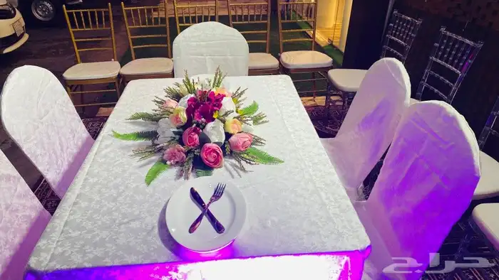 تأجيركراسي طاولات فرشات لموسم حج _ تأجير لوازم الأفراح 8