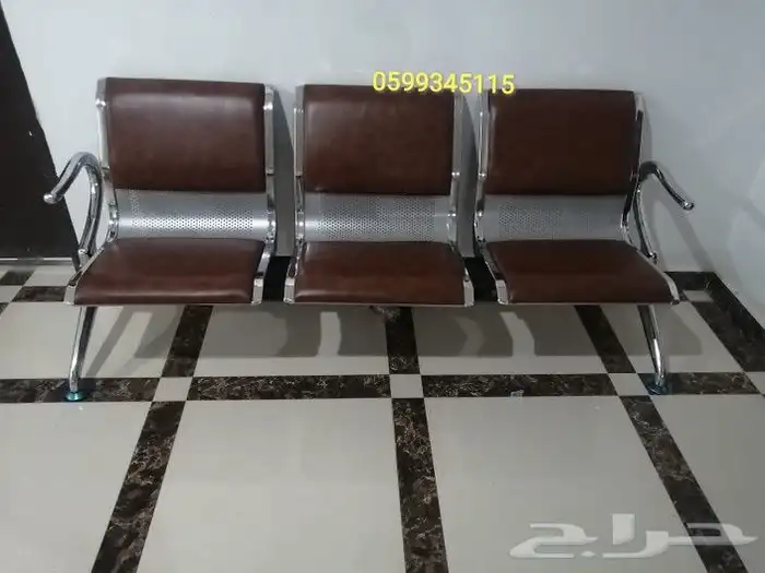كرسي حديد انتظار ثلاثي كرسي انتظار المشفى المول المطار المول 9