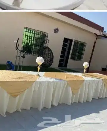 ملصق حفلات ومناسبات كراسي طاولات قهوجيين صبابين دفايات 7