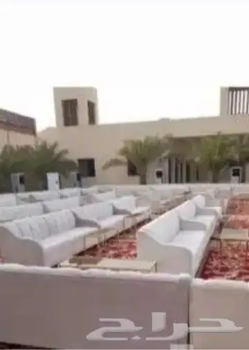 ملصق حفلات ومناسبات كراسي طاولات قهوجيين صبابين دفايات 2