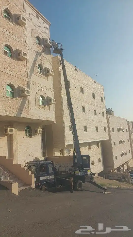 كرينات للاجار تنظيف واجهات رفع أغراض دينات بونش اتصل نصل وبا 0