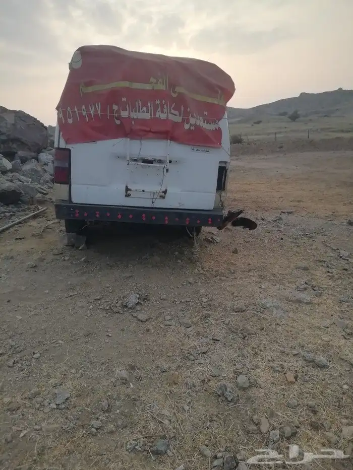ميكروباص نيسان تشليح مديل 91 3