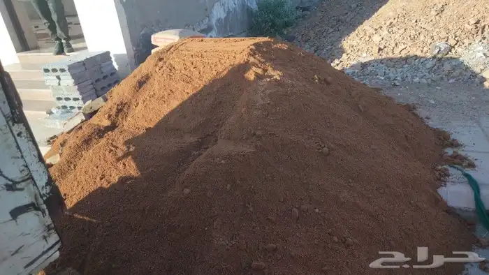 رمل عادى رمل احمر رمل مغسول رمل ابيض تربه زراعيه ترله ودينا 1