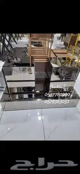 طقم طاولات قهوة بأشكال جميله و تضيف الى مجلسك جماله 45