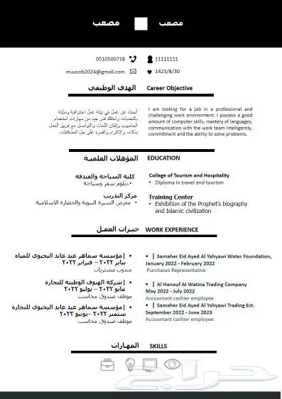 سيرة ذاتية مدمجة 0